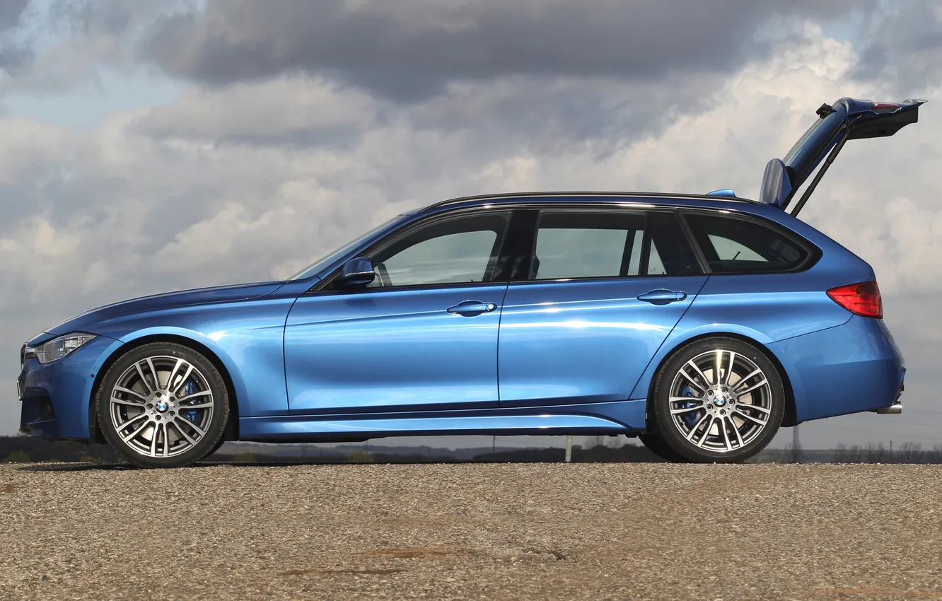 Photo wallpaper machine, BMW, BMW, side view, Touring, Sports Package, 330d