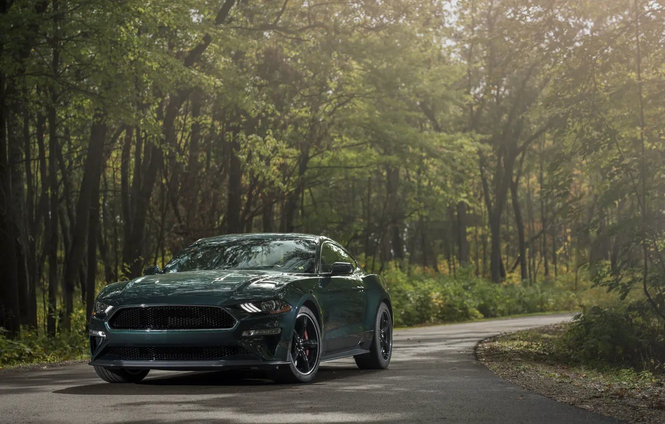 Photo wallpaper Mustang, Ford, Bullitt, 2019