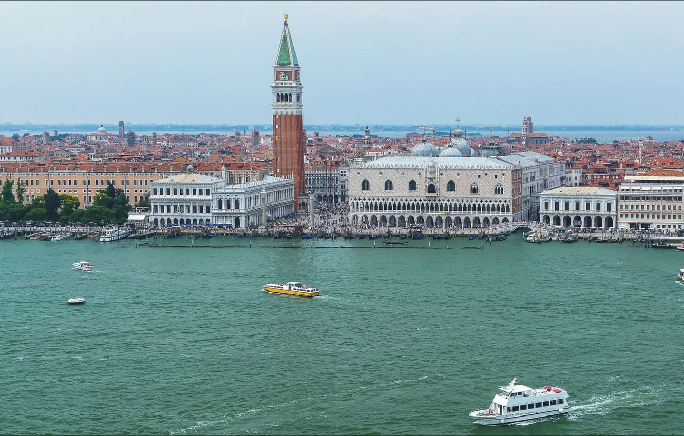 Photo wallpaper the city, Italy, Venice, Laguna