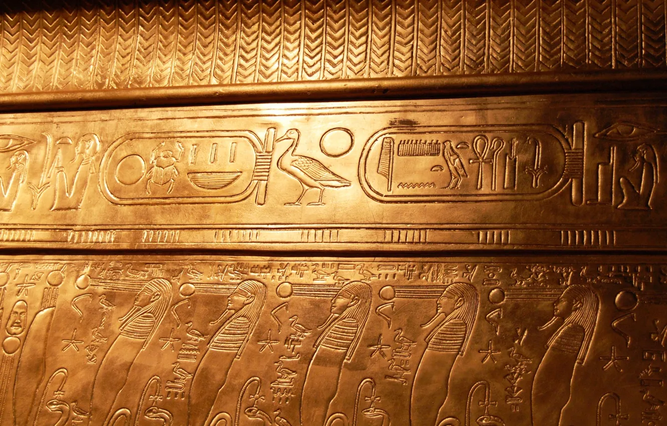 Photo wallpaper characters, Egypt, Tutankhamun, tomb