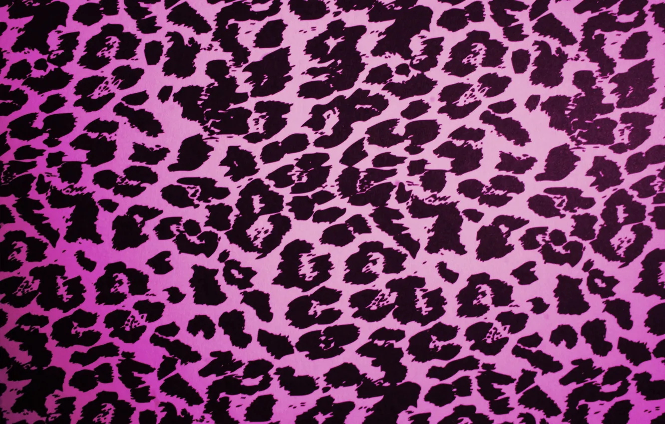 Photo wallpaper Leopard, Pink, Texture