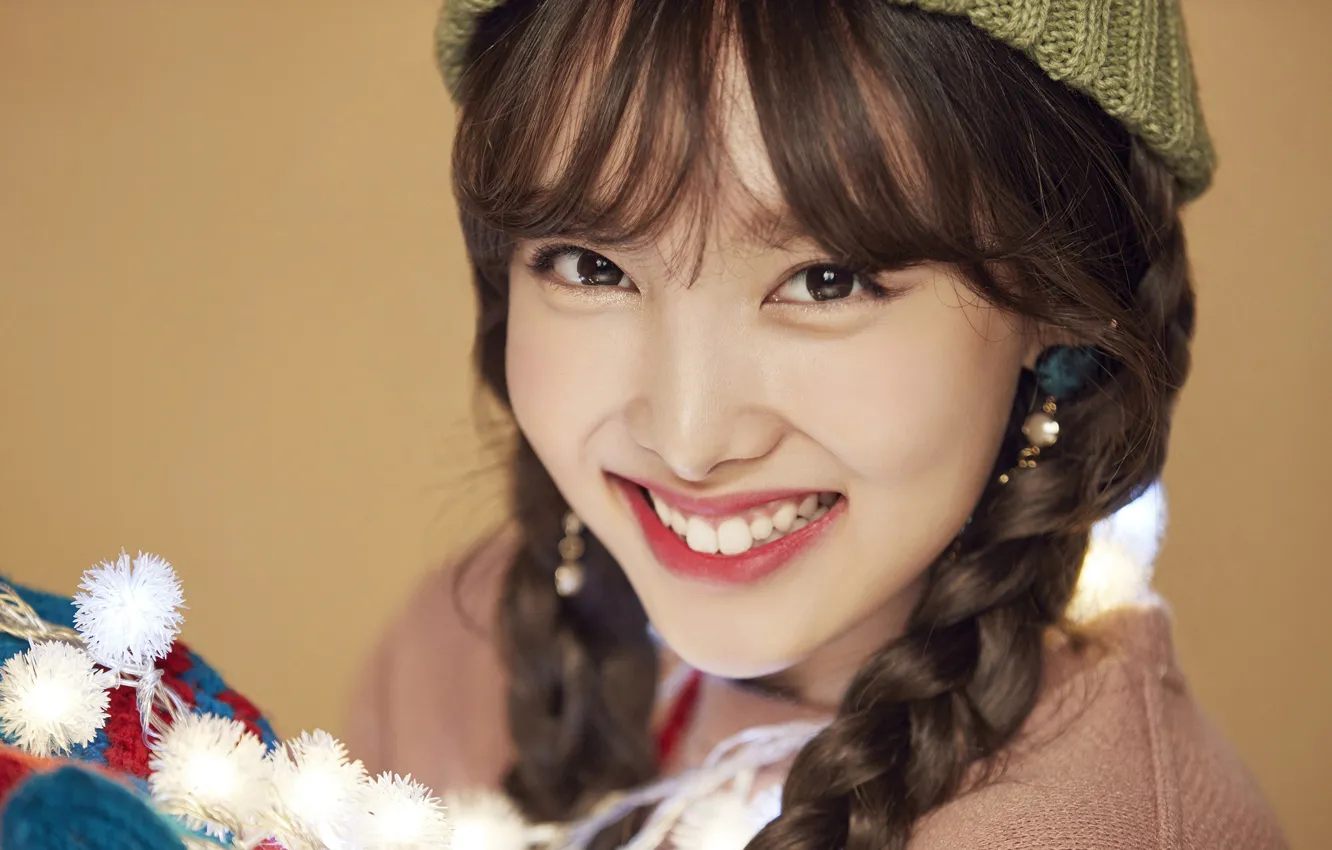 Photo wallpaper Girl, Music, Kpop, Twice, Nayeon, Merry and Happy