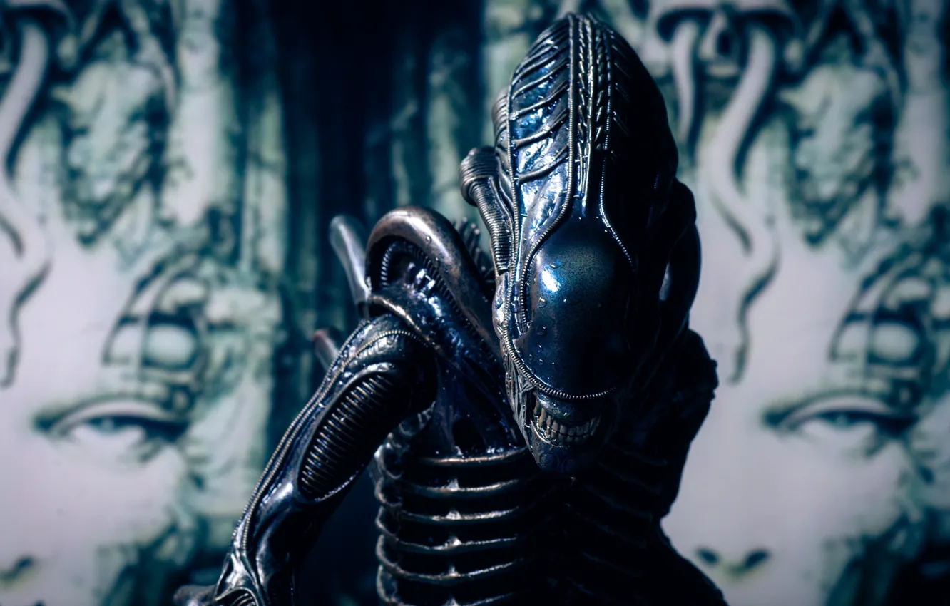 Photo wallpaper toy, Stranger, figurine, alien