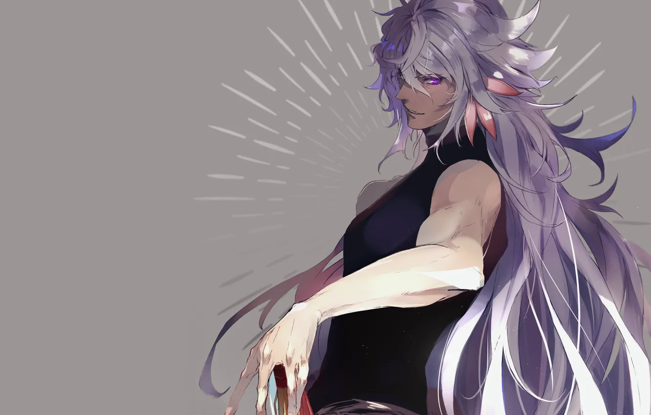 Photo wallpaper MAG, long hair, Merlin, Fate stay night, Fate / Stay Night, Fate / Grand Order, …
