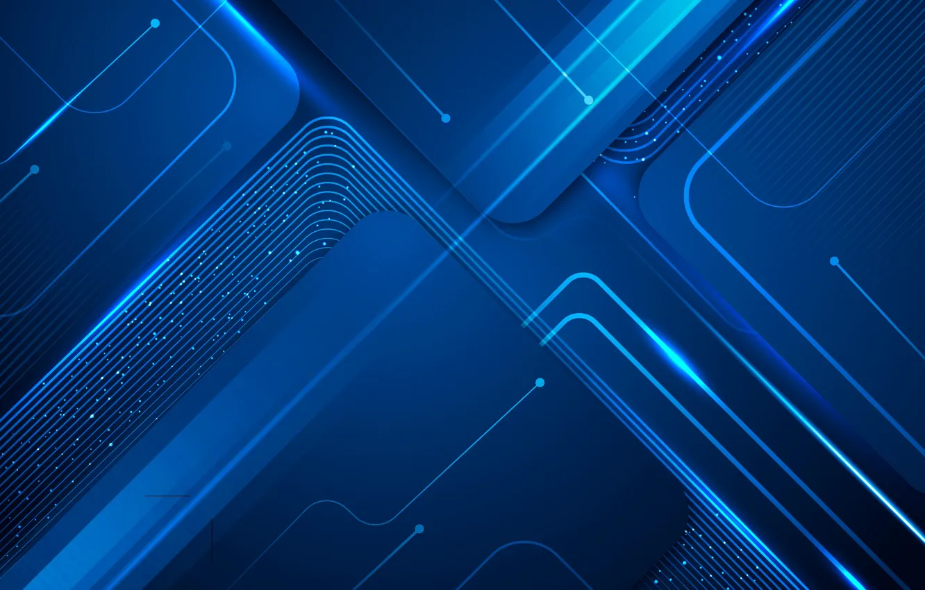 Photo wallpaper line, blue, abstraction, background