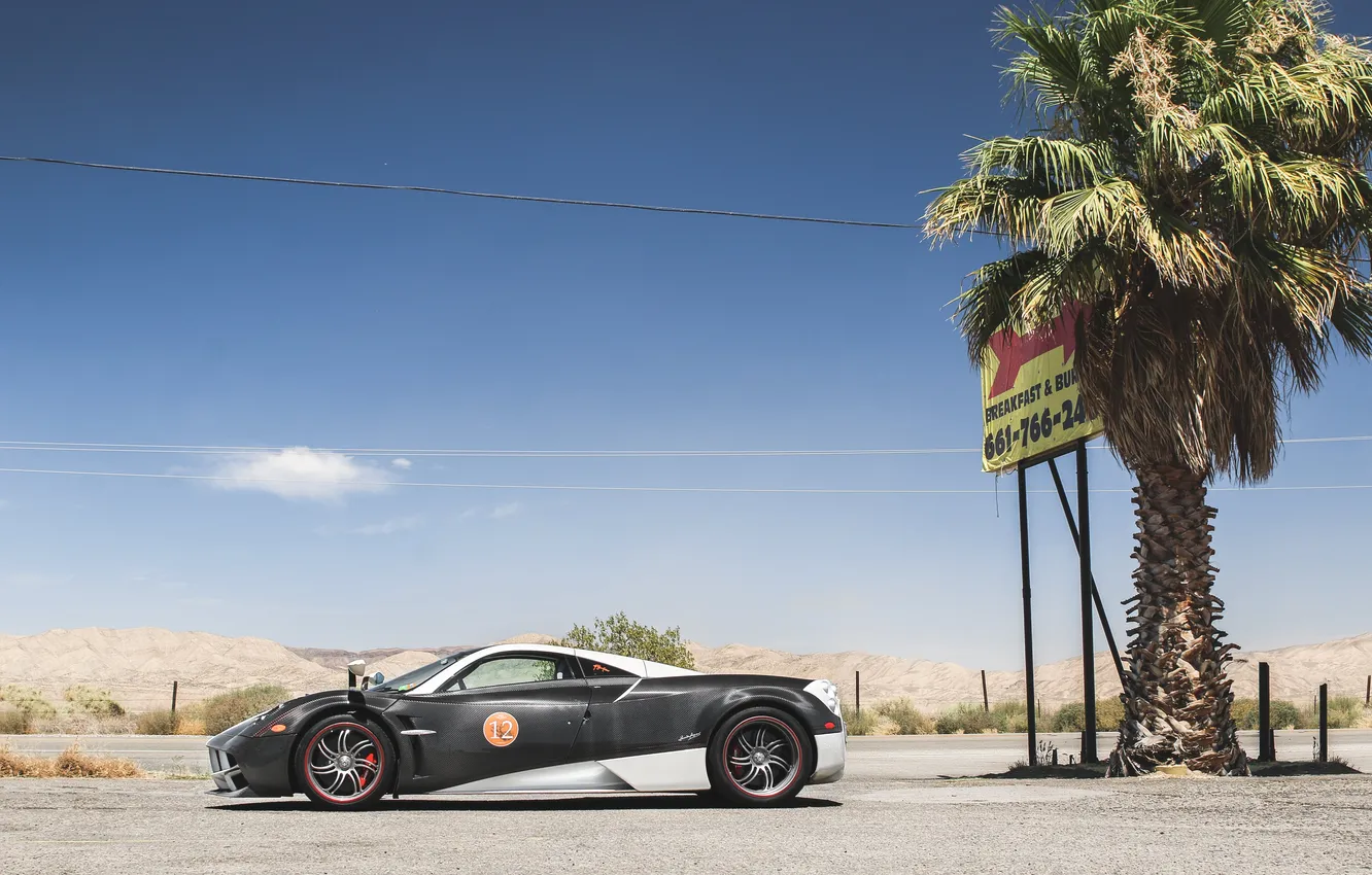 Photo wallpaper car, wallpaper, Pagani, Zonda, Supercar