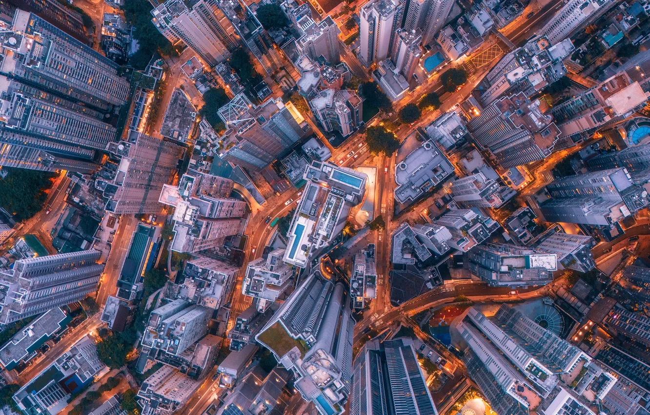 Photo wallpaper Hong Kong, Central and Western District, Central District