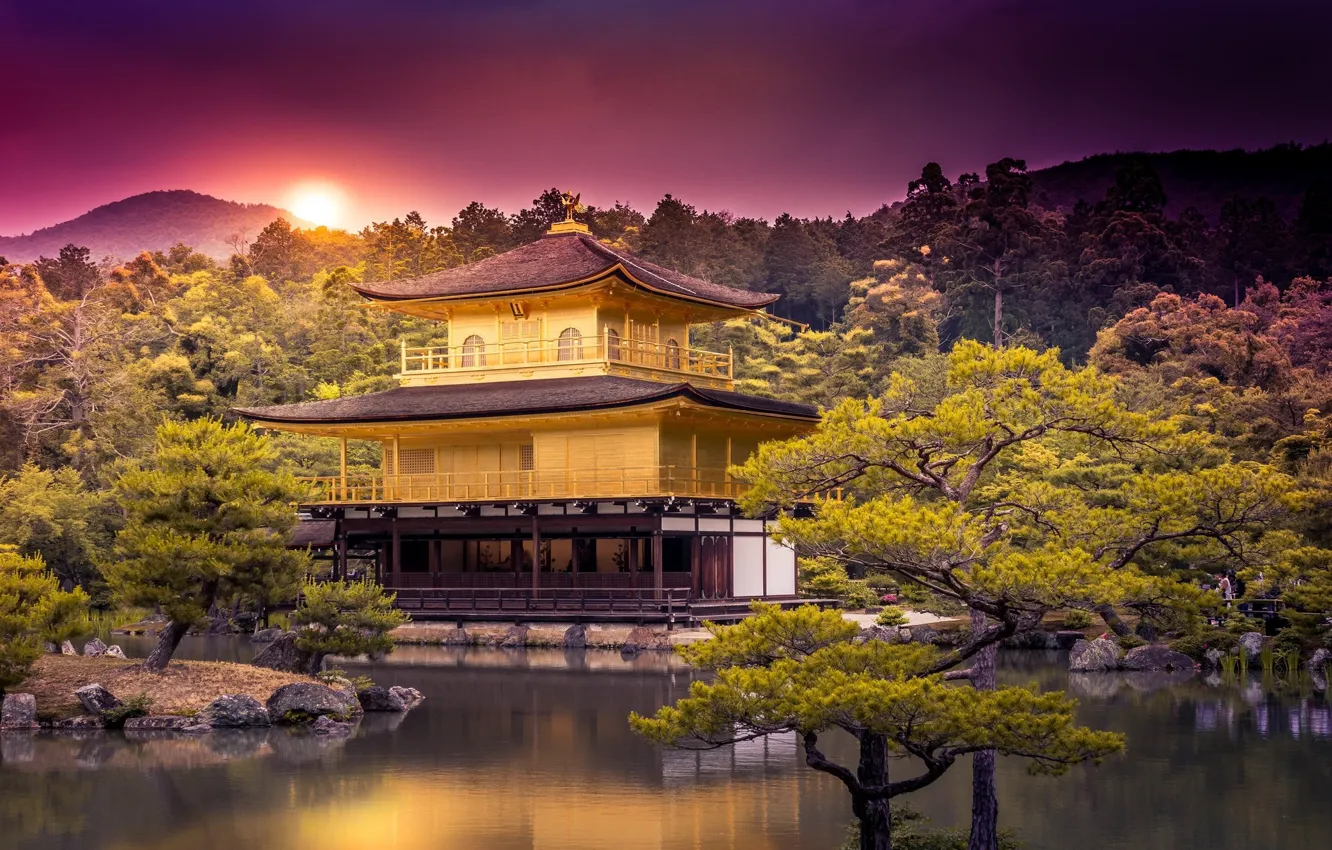 Photo wallpaper nature, beauty, Japan, temple, Kyoto