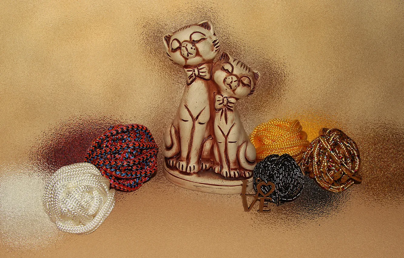 Photo wallpaper mood, cat, love, author's photo by Elena Anikina