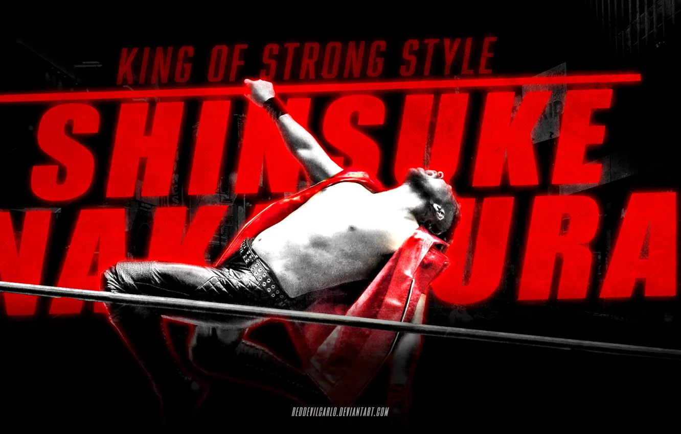 Photo wallpaper Wrestling, king of strong style, nakamura shinsuke, Shinsuke Nakamura