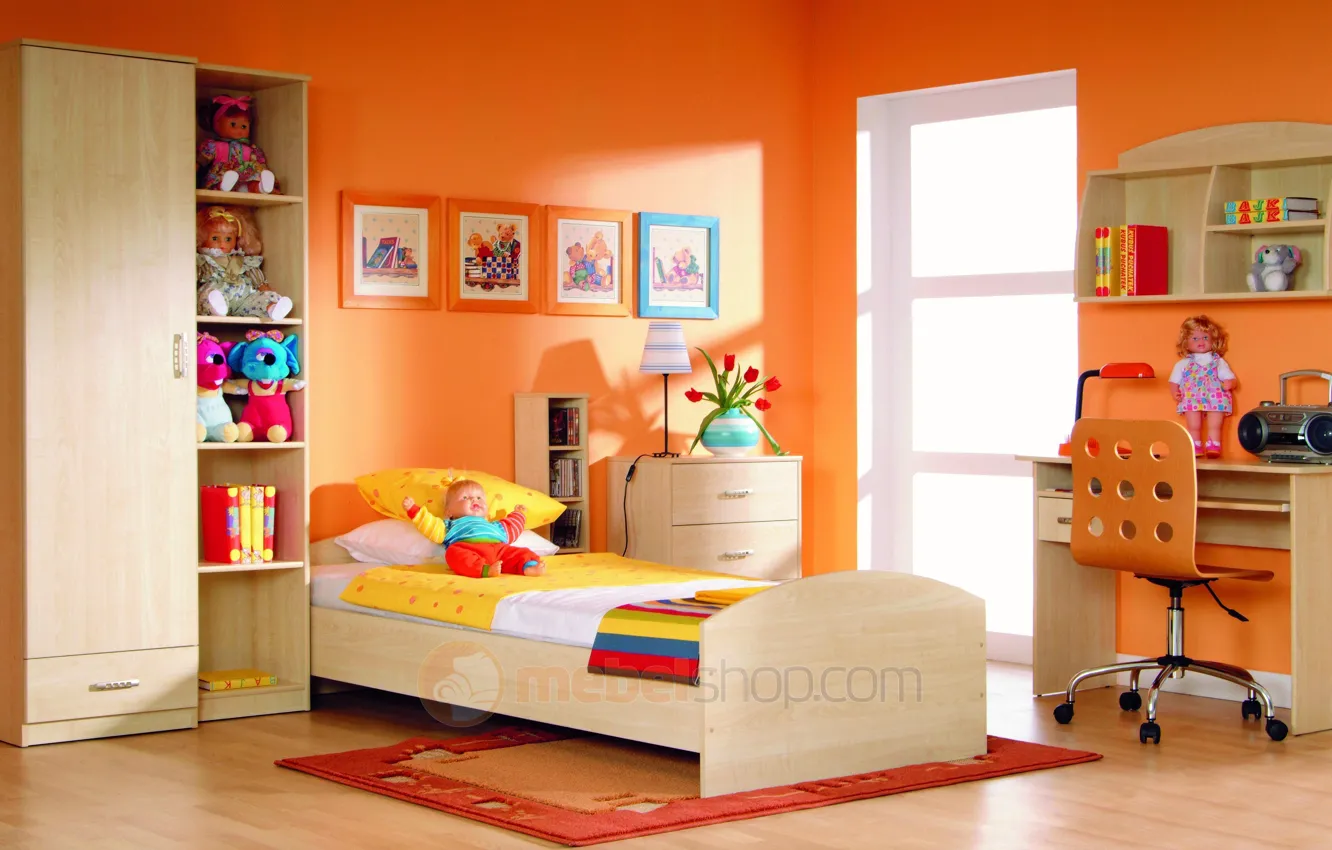 Photo wallpaper design, style, room, interior, children's