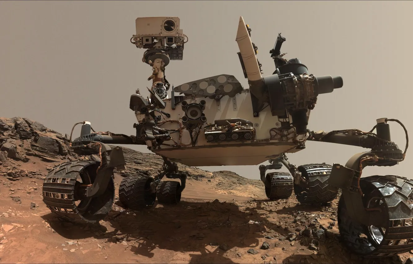 Photo wallpaper space, NASA, Mars, Curiosity, Red Planet