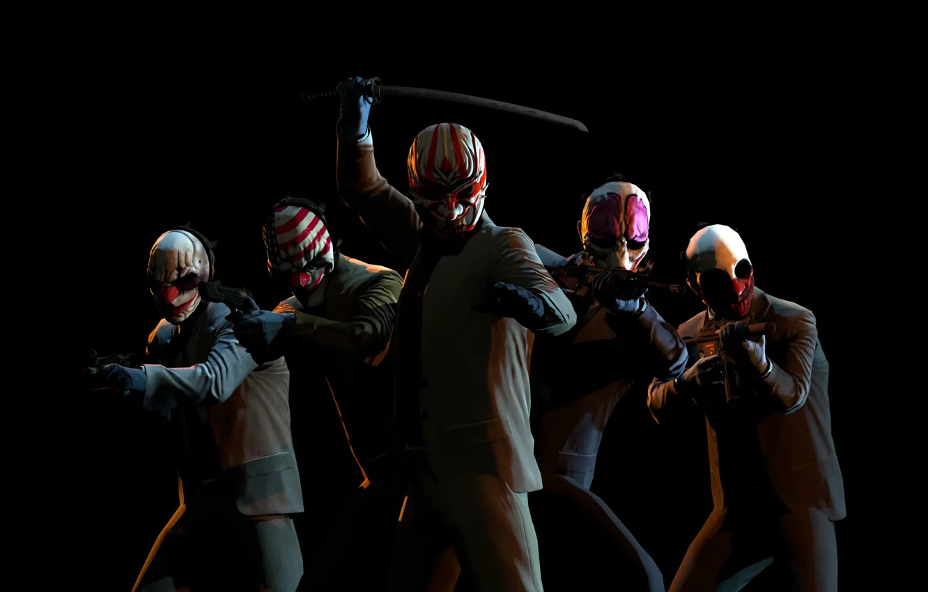 Photo wallpaper sword, gun, pistol, game, weapon, katana, ken, blade