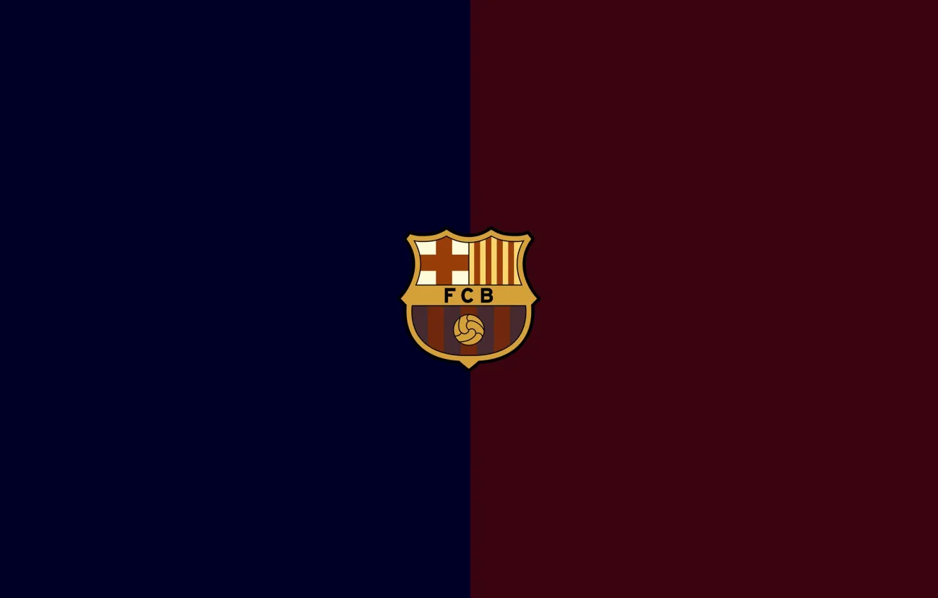 Photo wallpaper football, logo, club, emblem, Spain, Barcelona, Barcelona