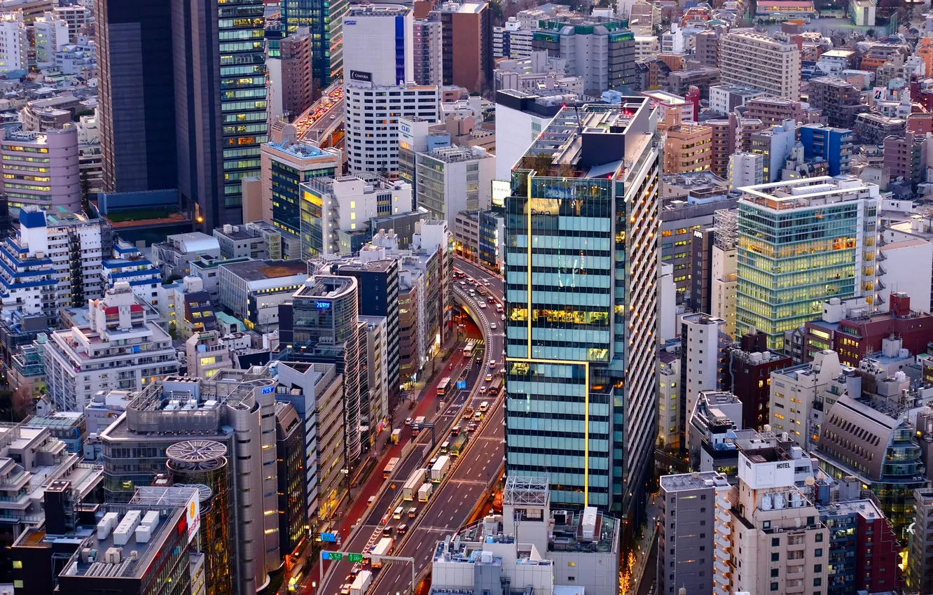 Photo wallpaper the city, building, home, architecture