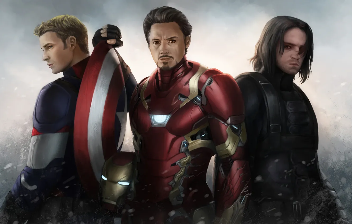 Photo wallpaper hero, Iron Man, Marvel, costumes, Captain America, Captain America, Chris Evans, Tony Stark