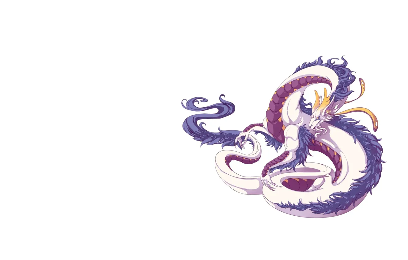 Photo wallpaper dragon, art, fantasy, Mythka