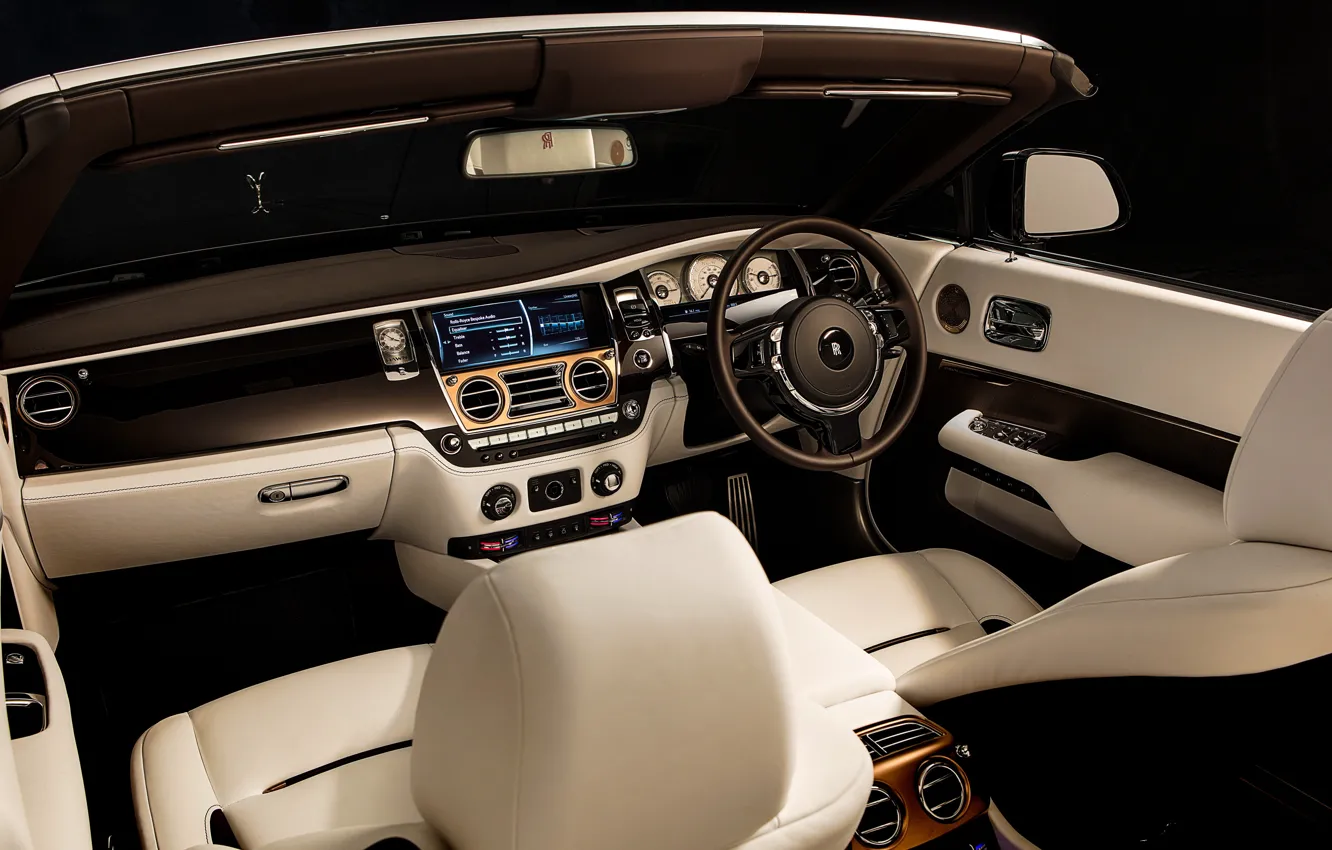 Photo wallpaper Rolls-Royce, salon, dawn, 2018