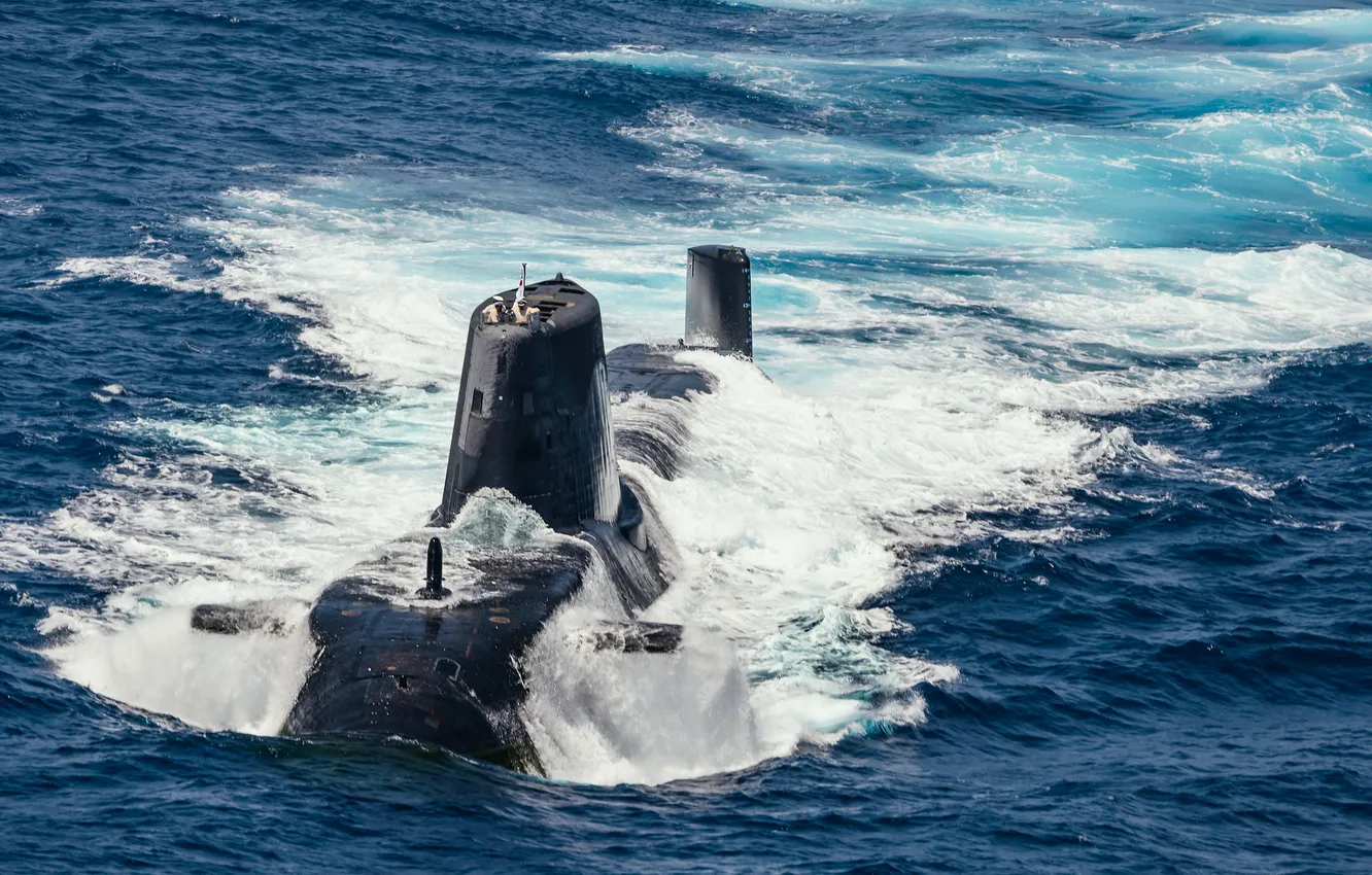 Photo wallpaper submarine, UK, HMS Astute, The Royal Navy