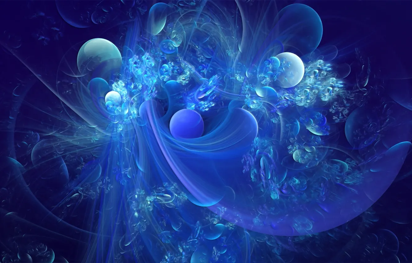 Photo wallpaper space, light, abstraction, lights, background, planet, picture, screensaver on your desktop