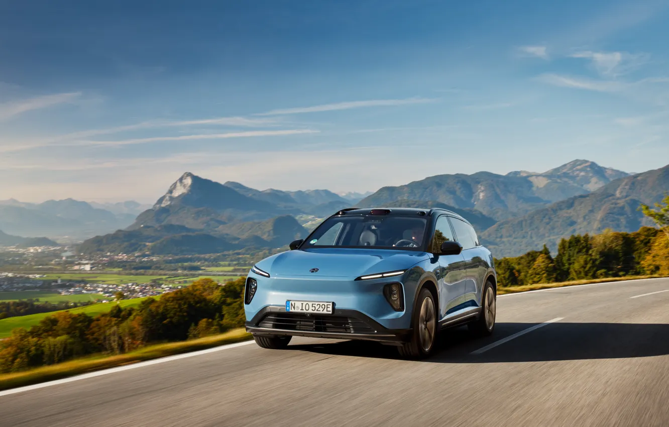 Photo wallpaper Nio, Nio EL6, road