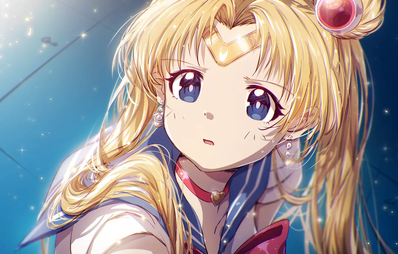 Photo wallpaper girl, form, sailor moon, usagi tsukino