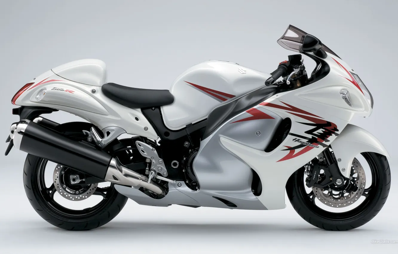 Photo wallpaper view, profile, suzuki, sportbike