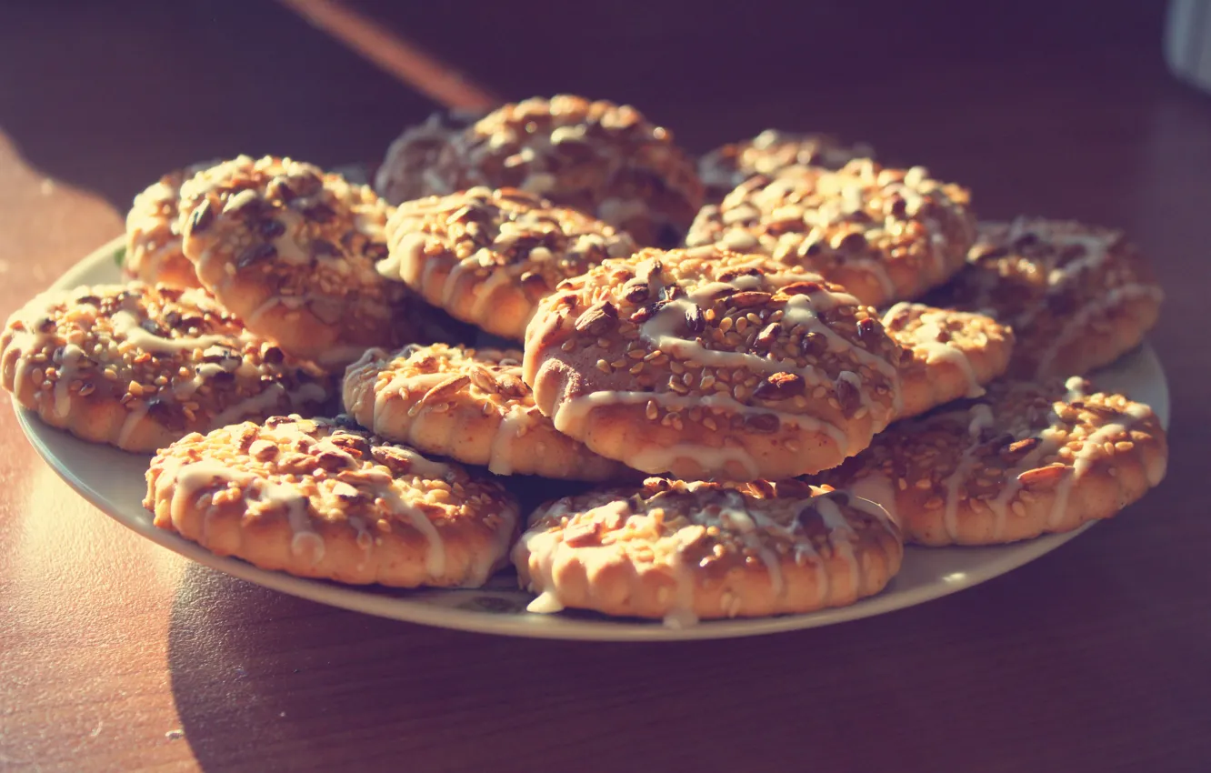 Photo wallpaper different, sweet, cookies, EAT, tasty