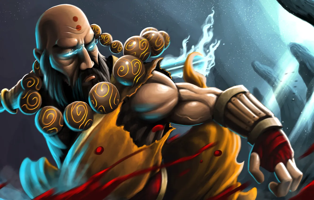 Photo wallpaper beard, Diablo 3, monk, Reaper of Souls