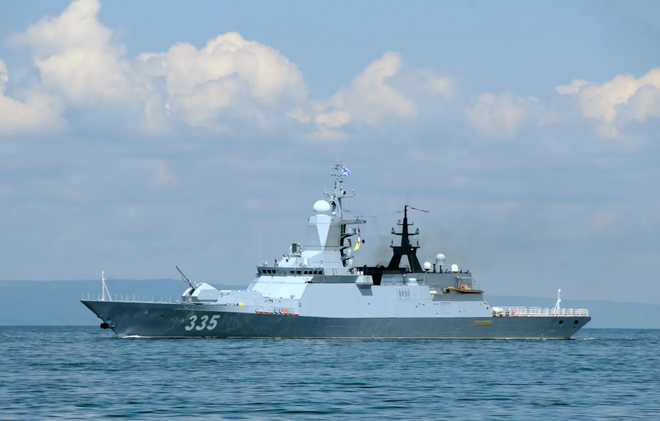 Photo wallpaper Corvette, loud, patrol ship