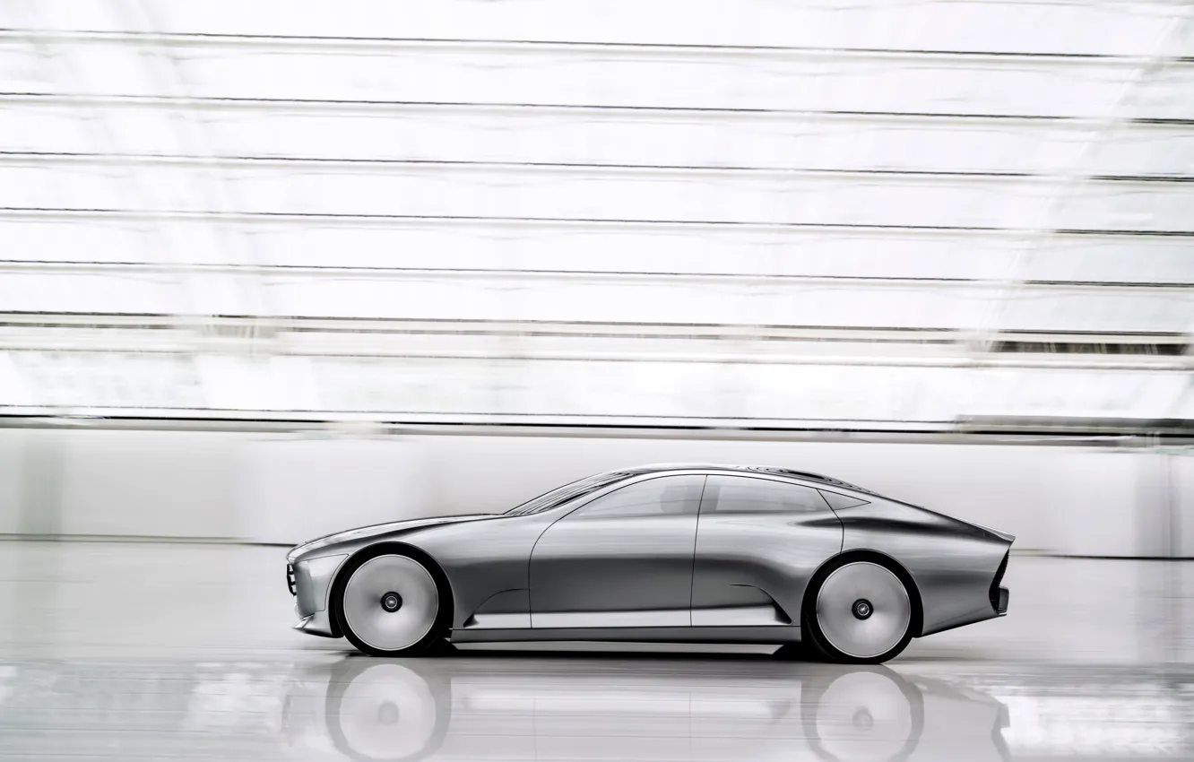 Photo wallpaper Mercedes-Benz, in motion, 2015, Intelligent Aerodynamic Automobile, Concept IAA