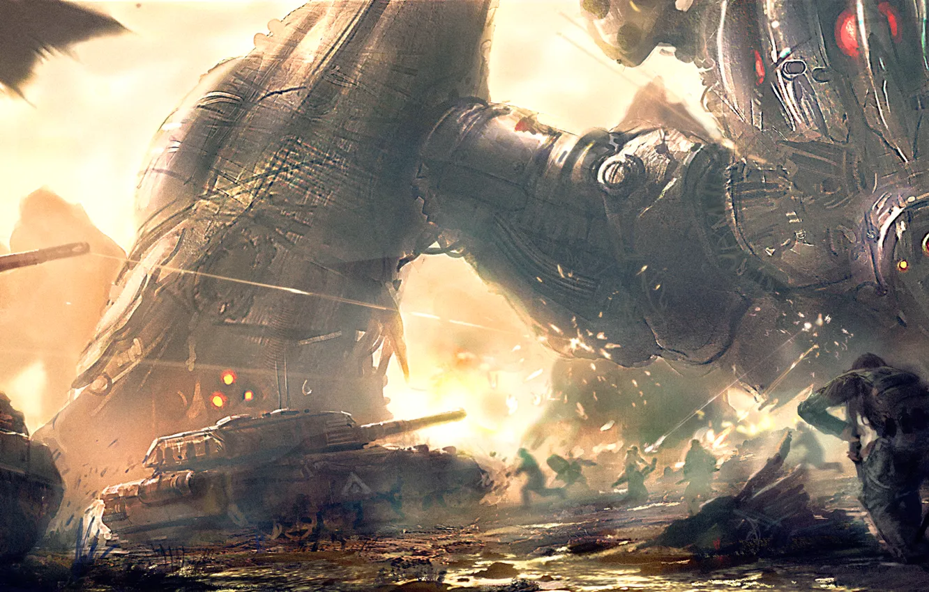 Photo wallpaper Resistance, games, art