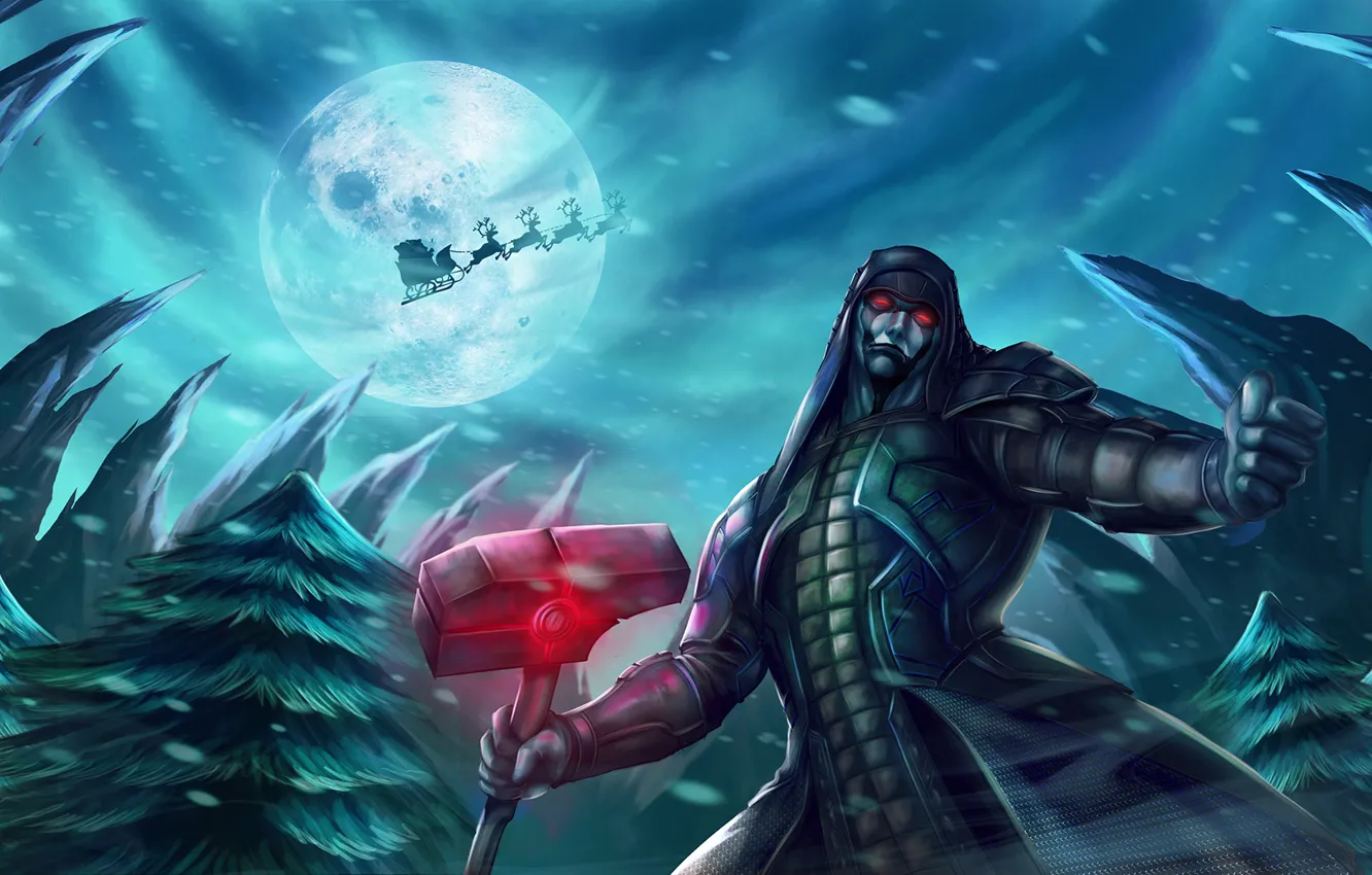 Photo wallpaper Galaxy, Ronan, guardian, accuser