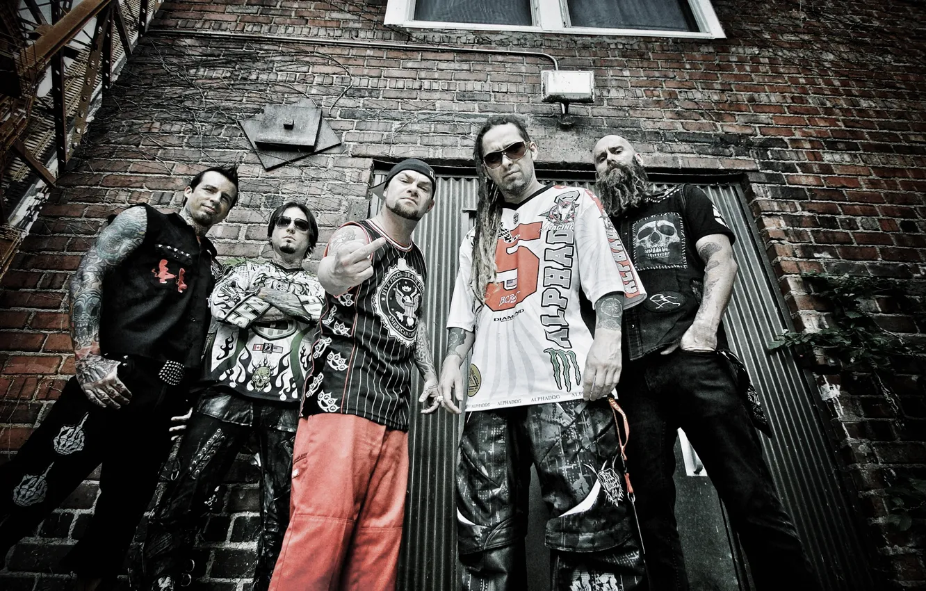 Photo wallpaper metal, Five Finger Death Punch, groove, 5FDP, FFDP, Chris Kael, Jeremy Spencer, Jason Hook