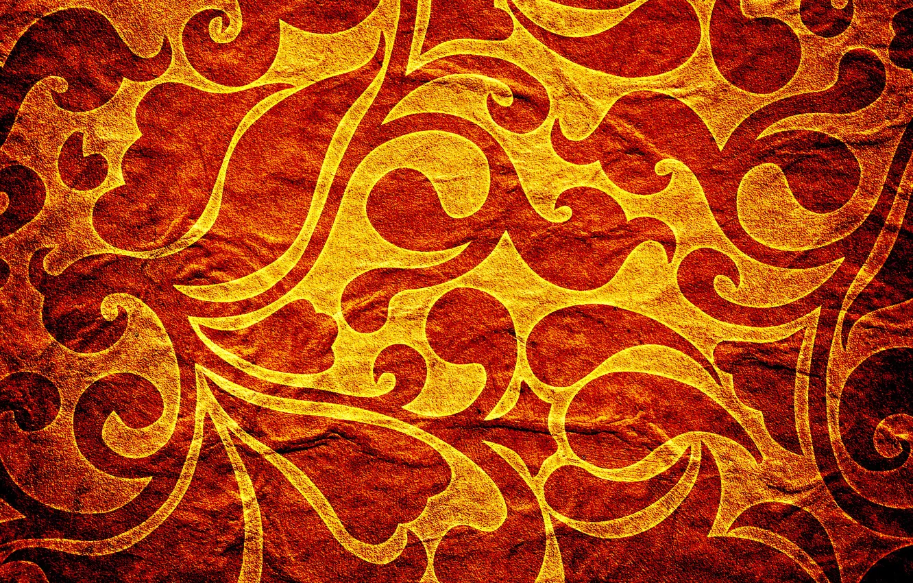 Photo wallpaper pattern, paint, color, beautiful, fashion, Khokhloma