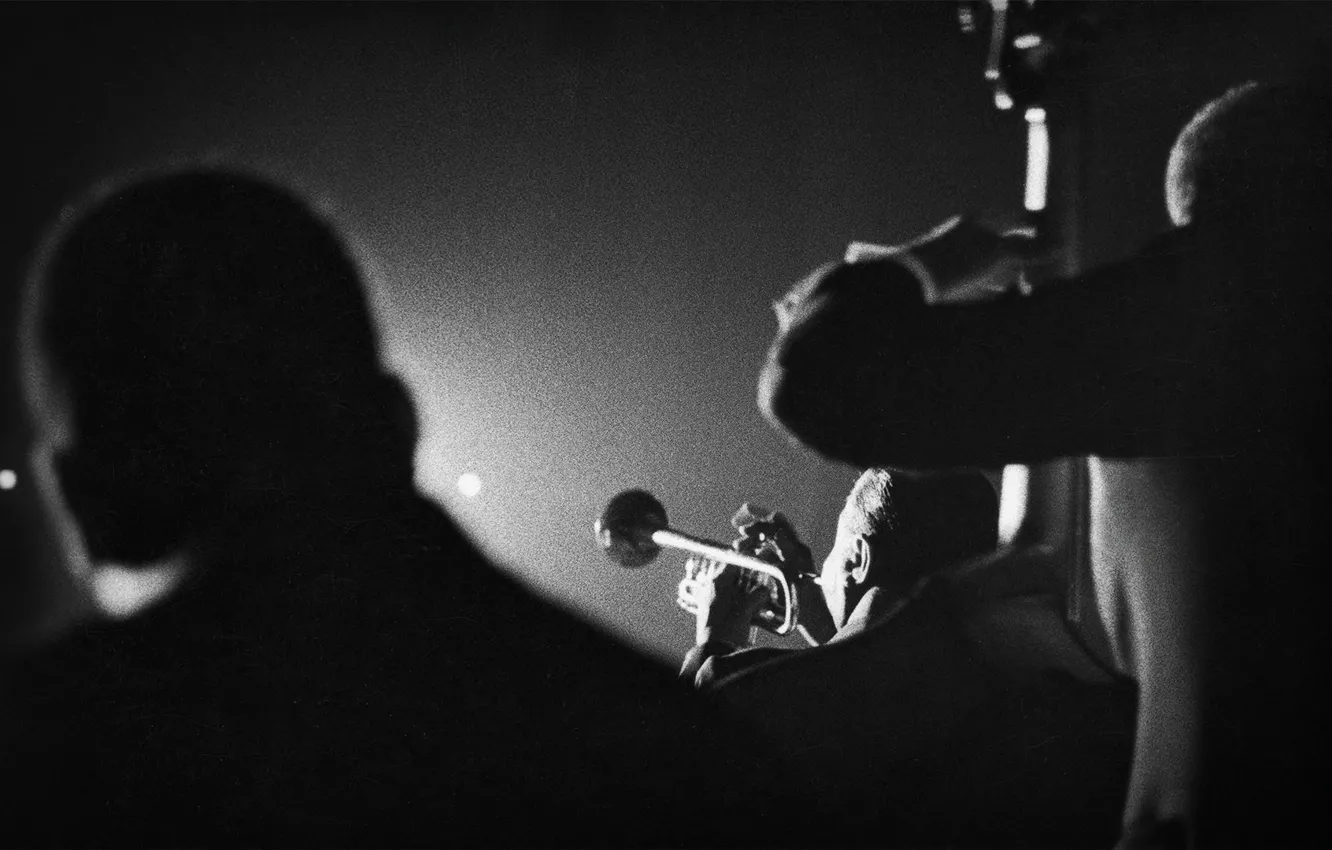 Photo wallpaper Austria, concert, Vienna, Louis Armstrong, February 22, 1959.