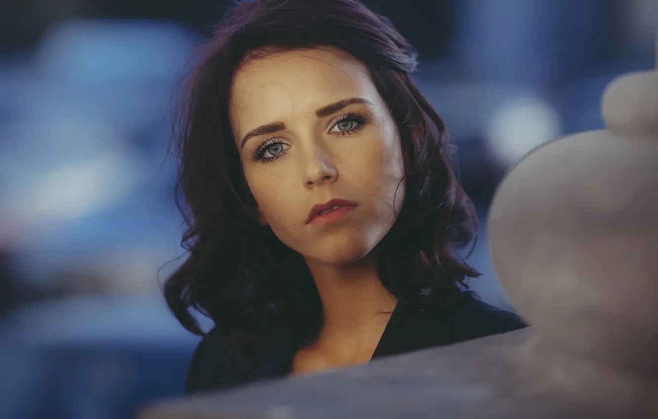 Photo wallpaper girl, face, photographer, girl, photography, photographer, David Olkarny