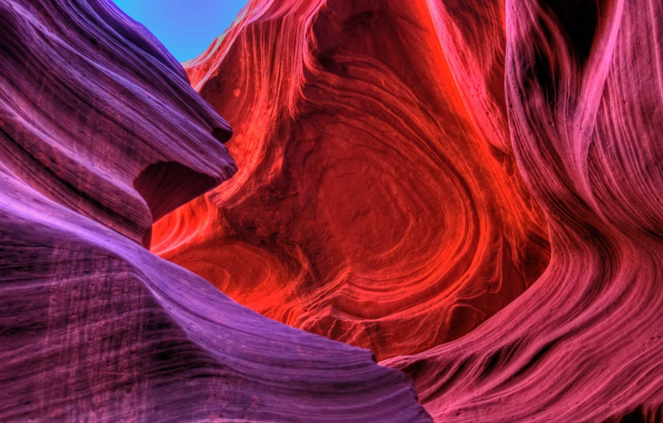 Photo wallpaper rocks, AZ, USA, antelope canyon