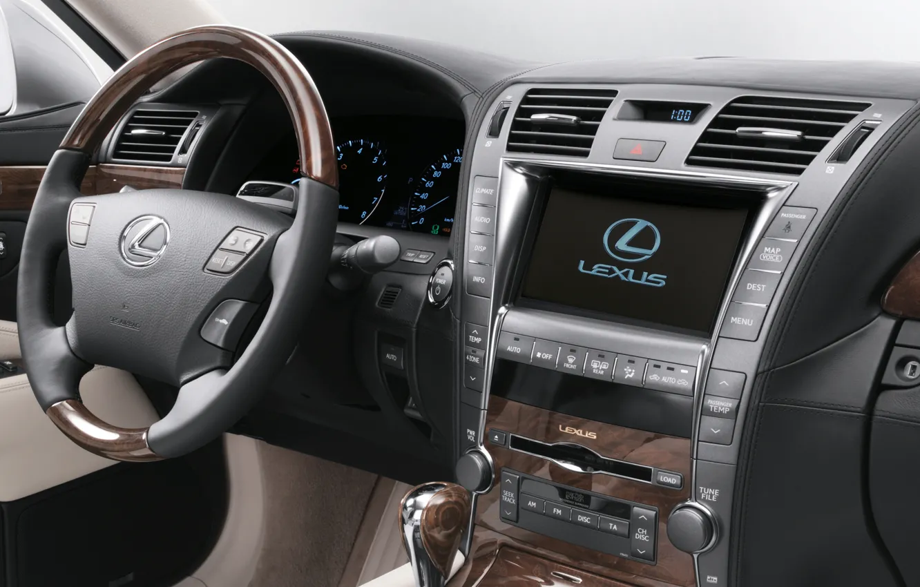Photo wallpaper machine, auto, Lexus, sedan, salon, Lexus, hybrid, dashboard