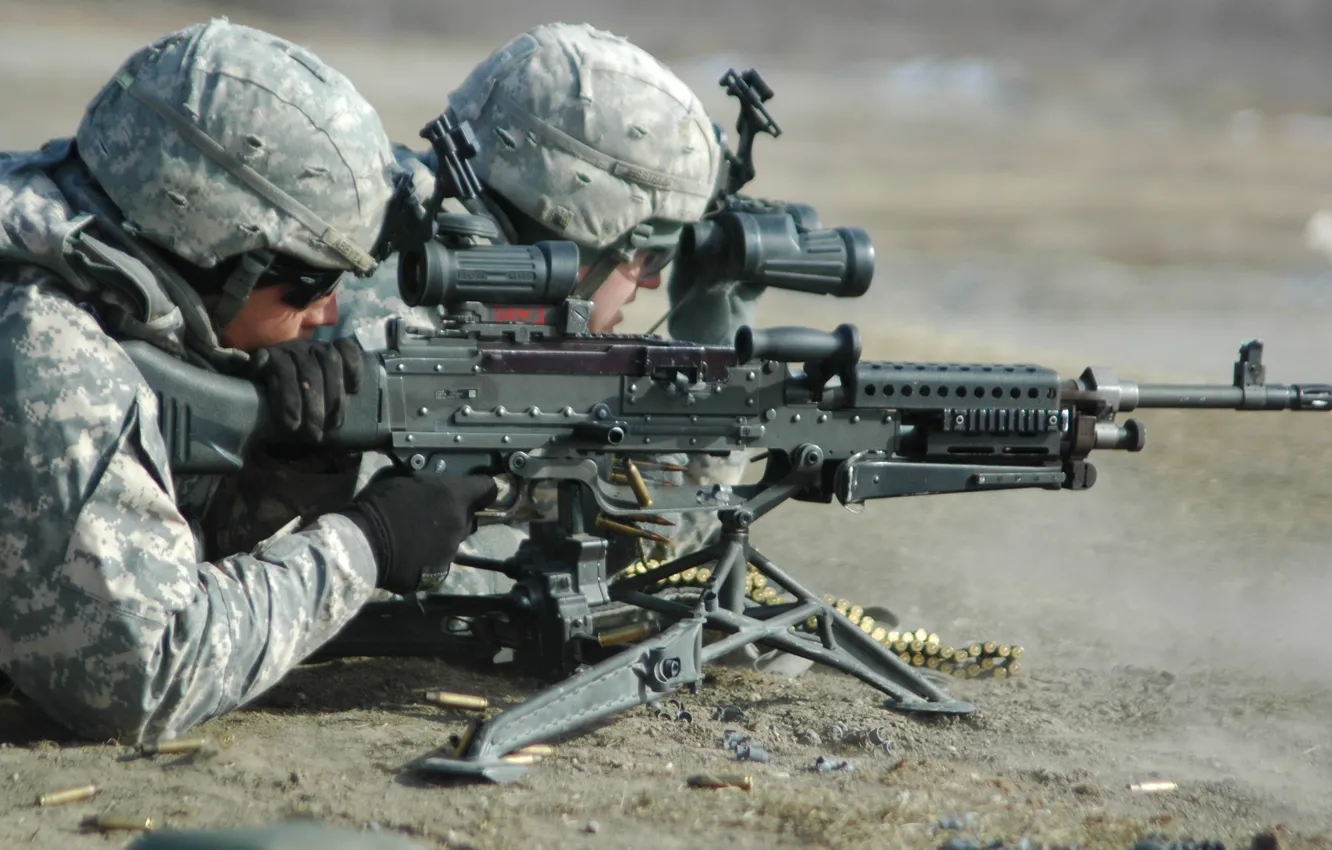 Photo wallpaper weapons, shooting, Soldiers, equipment