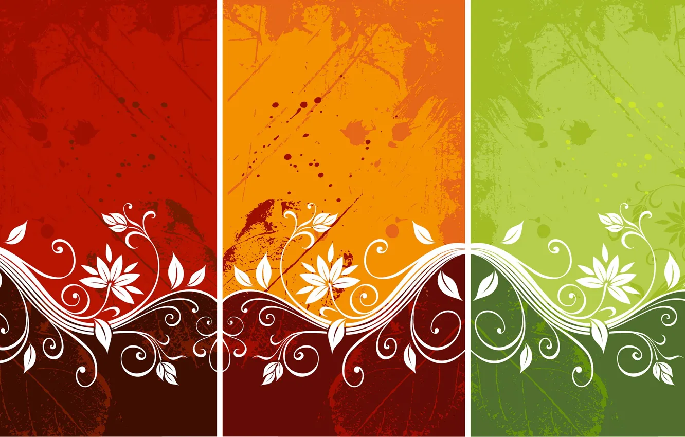Photo wallpaper pattern, color, vector