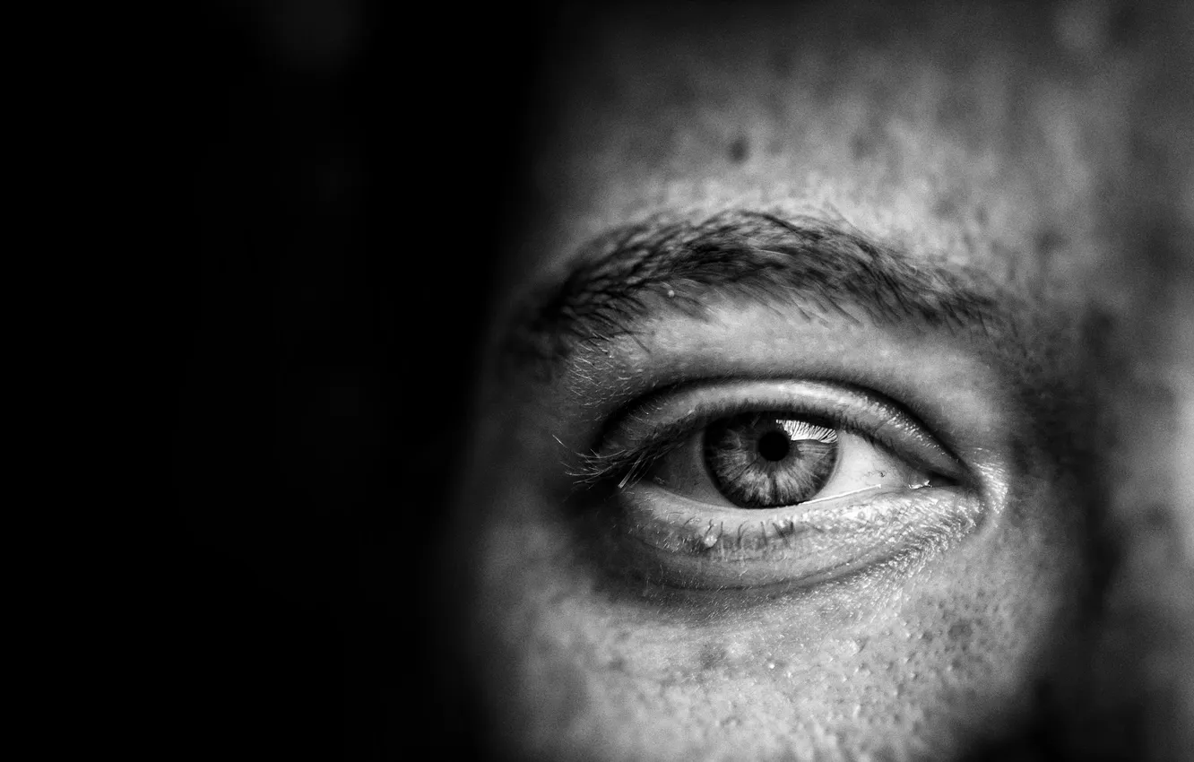 Photo wallpaper eye, look, female