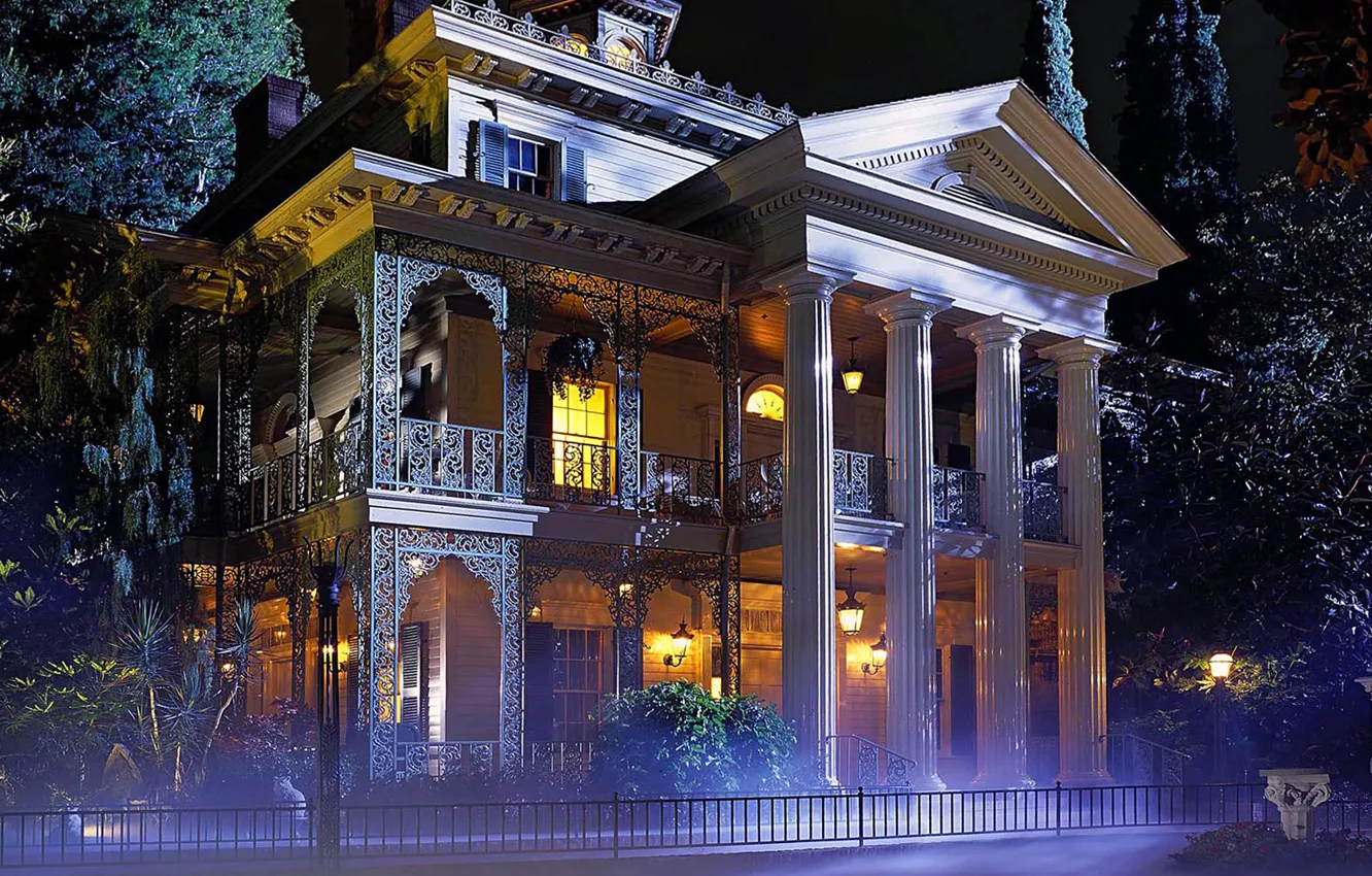 Photo wallpaper house, the evening, house, haunted, New Orlean, Mansion