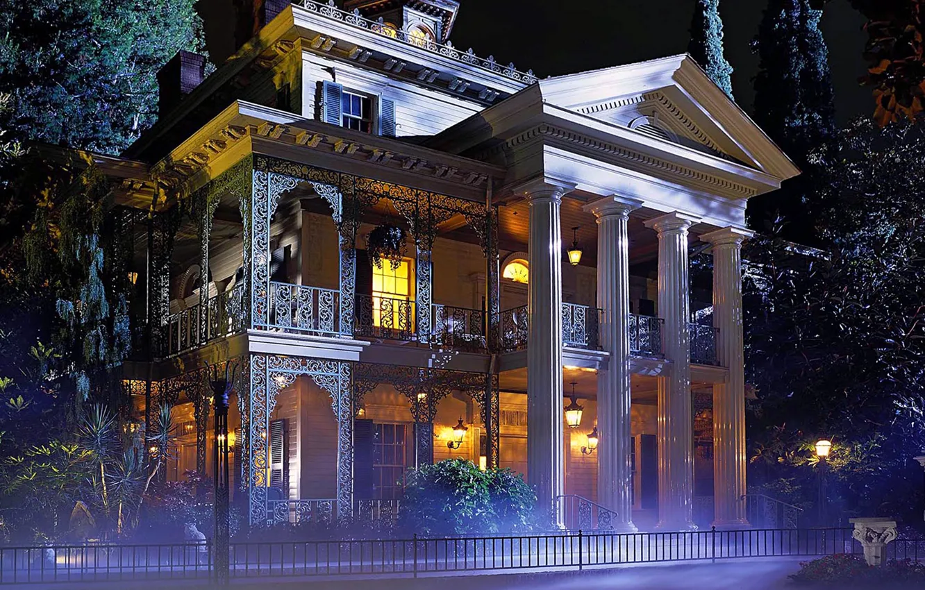 Photo wallpaper home, the evening, house, mansion, New Orlean, Haunted