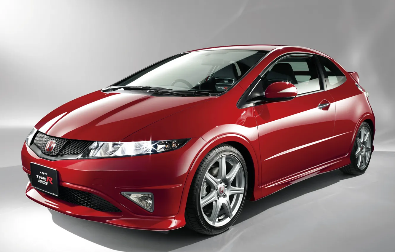 Photo wallpaper red, Honda, Sport, Civic