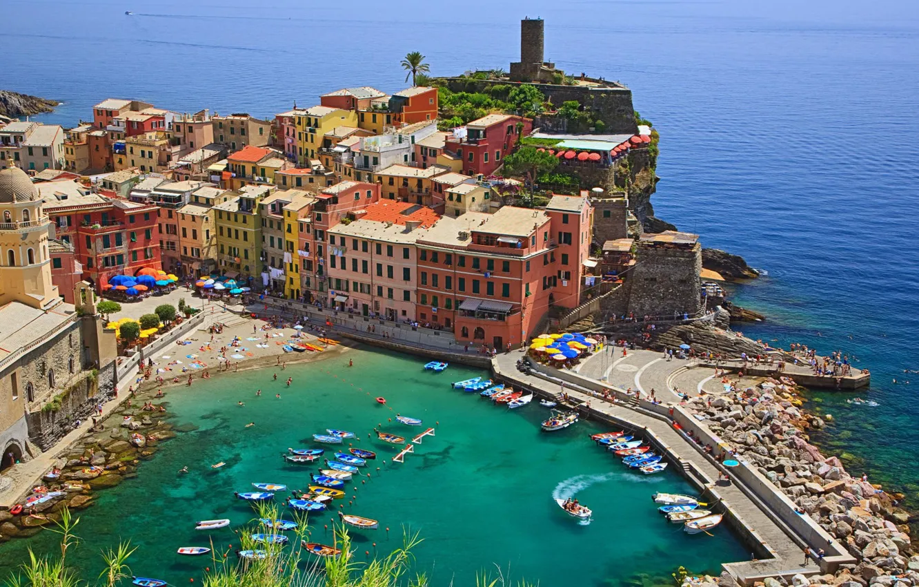 Photo wallpaper sea, coast, Italy, Italy