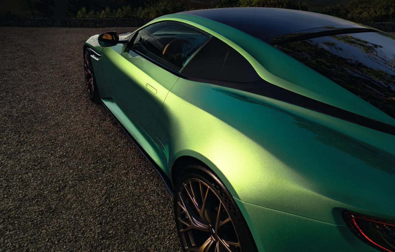 Photo wallpaper Aston Martin, modern, Aston Martin, supercar, beautiful color, chic, emerald, 2023