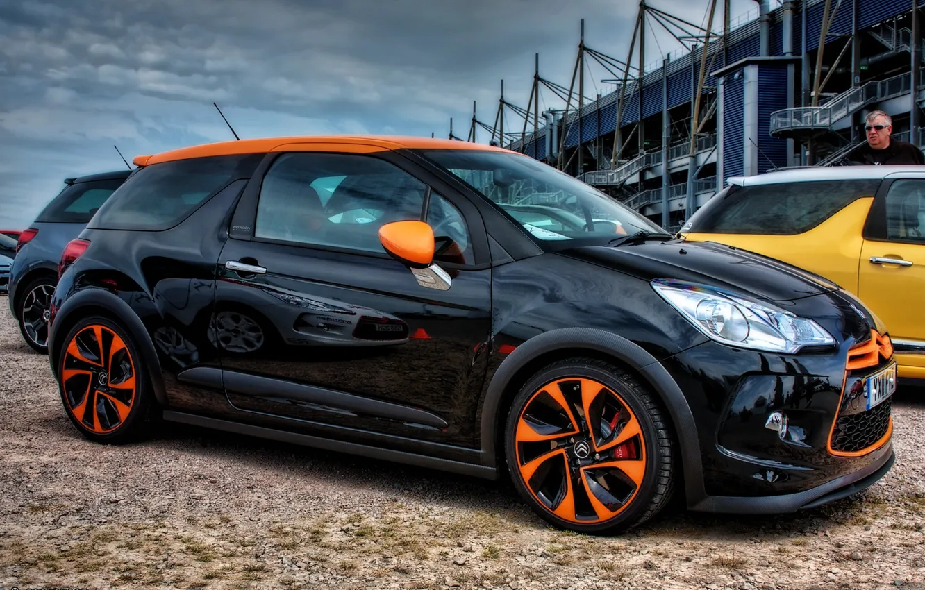Photo wallpaper Citroen, DS3, Racing