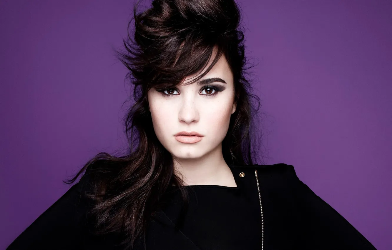 Photo wallpaper look, face, actress, brunette, singer, Demi Lovato, Demi Lovato, Demetria Devonne Lovato