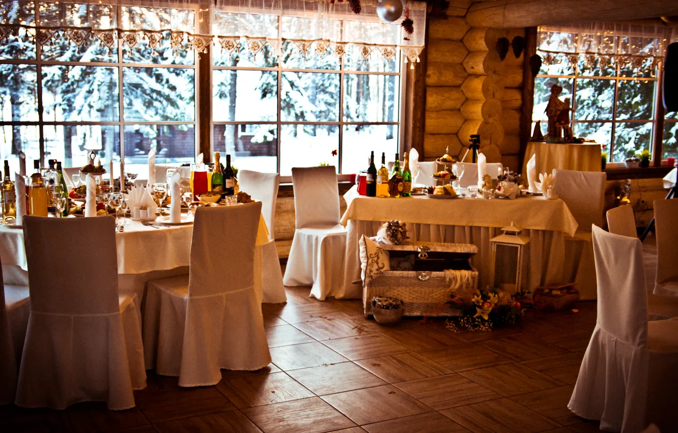 Photo wallpaper design, style, interior, restaurant